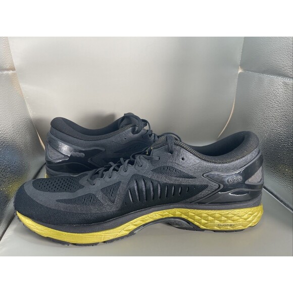 Asics Metarun Mens 12.5 Black Onyx Gold Running Gym T641N-9099 main image 6